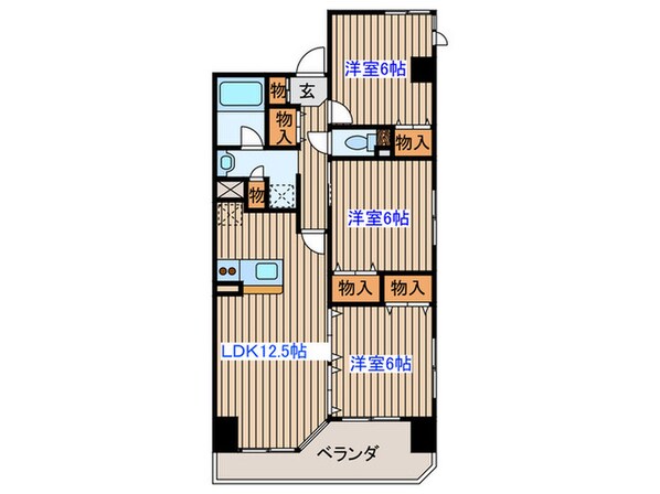 泉ロイヤルタワ－ＳＴの物件間取画像